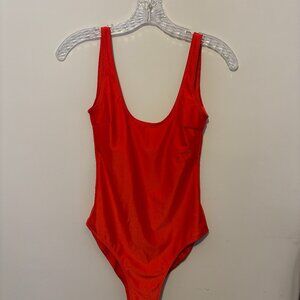 Size US 6 red Nasty Gal Collection bathing suit